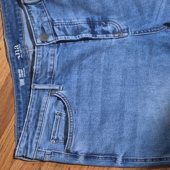 A.N.A High-Rise 5 Pocket Straight Stretchy Jeans Sz 18W - Picture 4 of 11